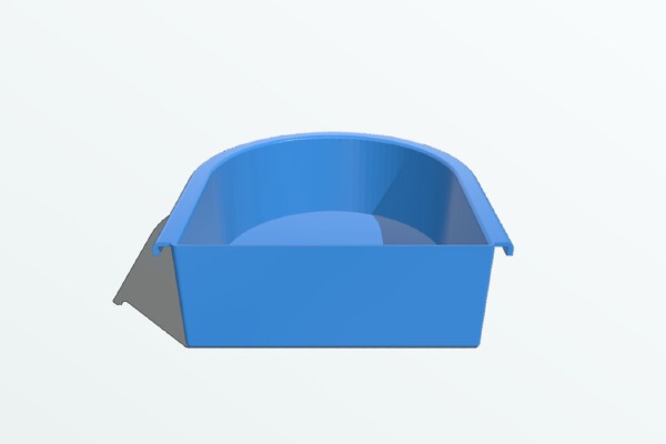 Parakeet Feeder Tray Insert | 3d print model