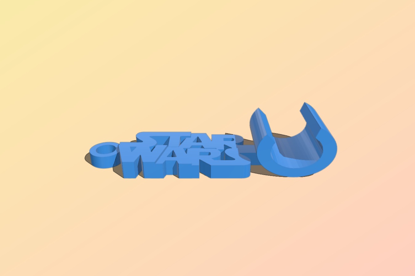 Star Wars keychain phone stand