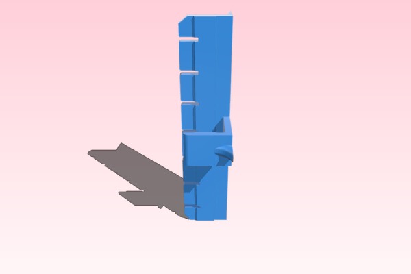 K8200 Filament spool guide cleaner and holder bracket | 3d print model