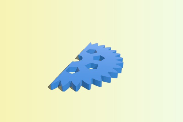 Half and Quther gears to use. | 3d print model