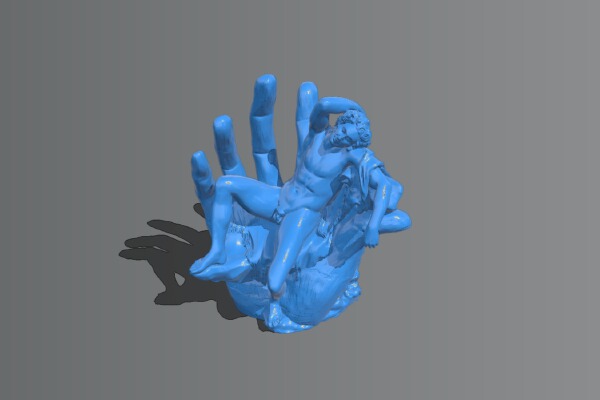 In the hand of god | 3d print model