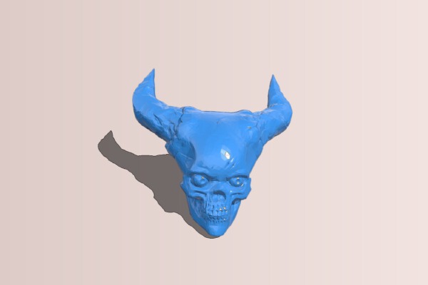 Skull for trailer hitch | 3d print model