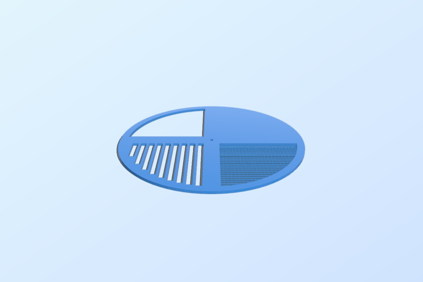 Bait Hive Entrance Disc with fine mesh screen