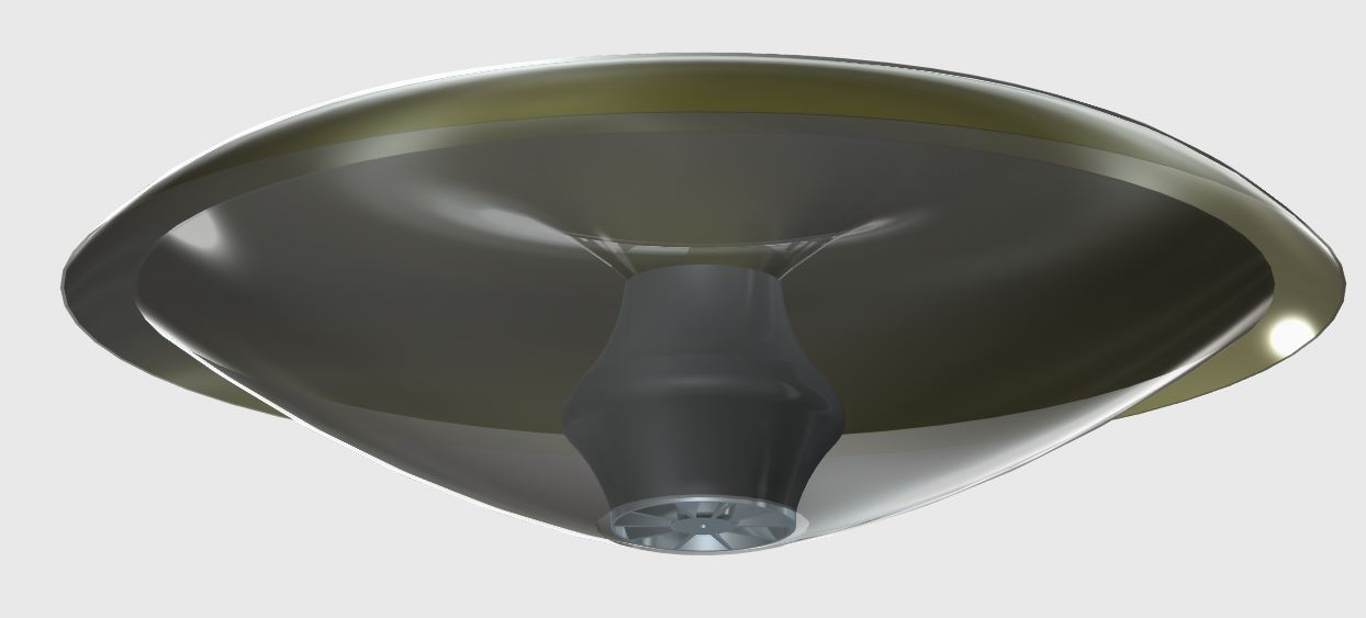 Diagonal compressor for UAV (UFO)