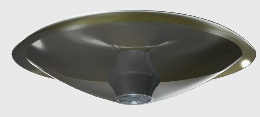 Diagonal compressor for UAV (UFO) | 3d print model