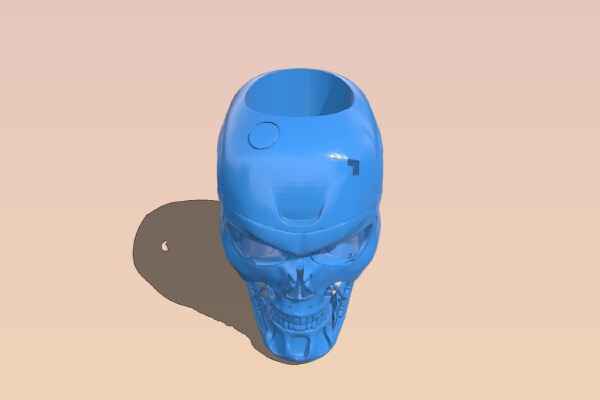 bague décorative pour cigarette électronique TERMINATOR T-800 | 3d print model