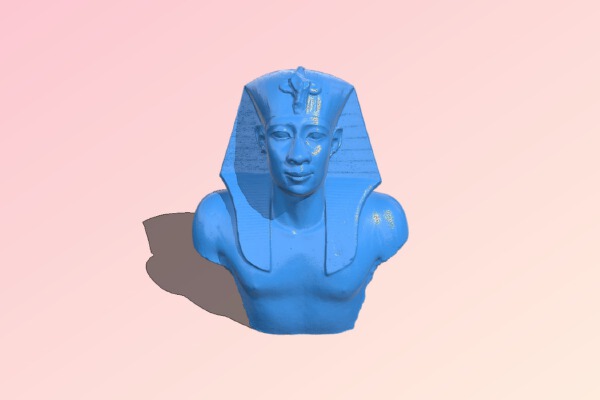 Pharaoh Amasis bust | 3d print model