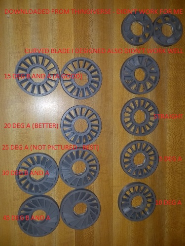 ER11 COLLET FAN STRT, 5 DEGREE TO 45 DEGREE CW AND CCW