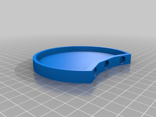 Solid recessed Mouse Ears | 3d print model