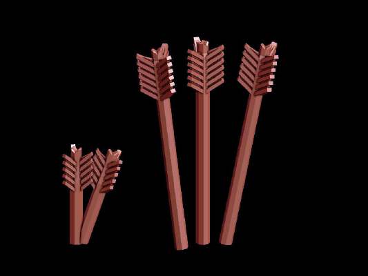 Arrows and Bolts | 3d print model