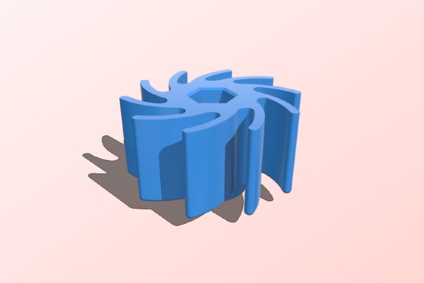 Nozzle Torque Wrench - remixed turbine | 3d print model