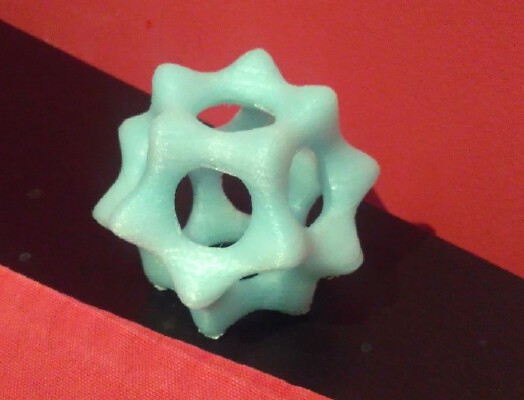 dodecahedral isosurface thing | 3d print model