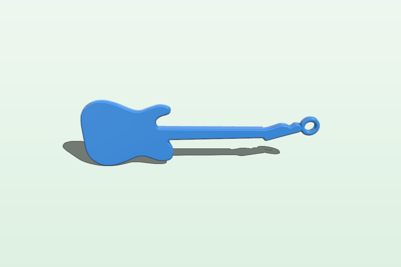 Keychain - Fender Telecaster Guitar