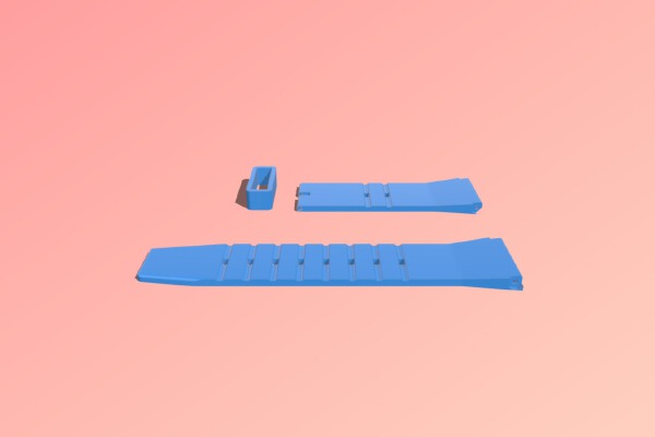 Aplus GV18 smart watch replacement wrist band | 3d print model