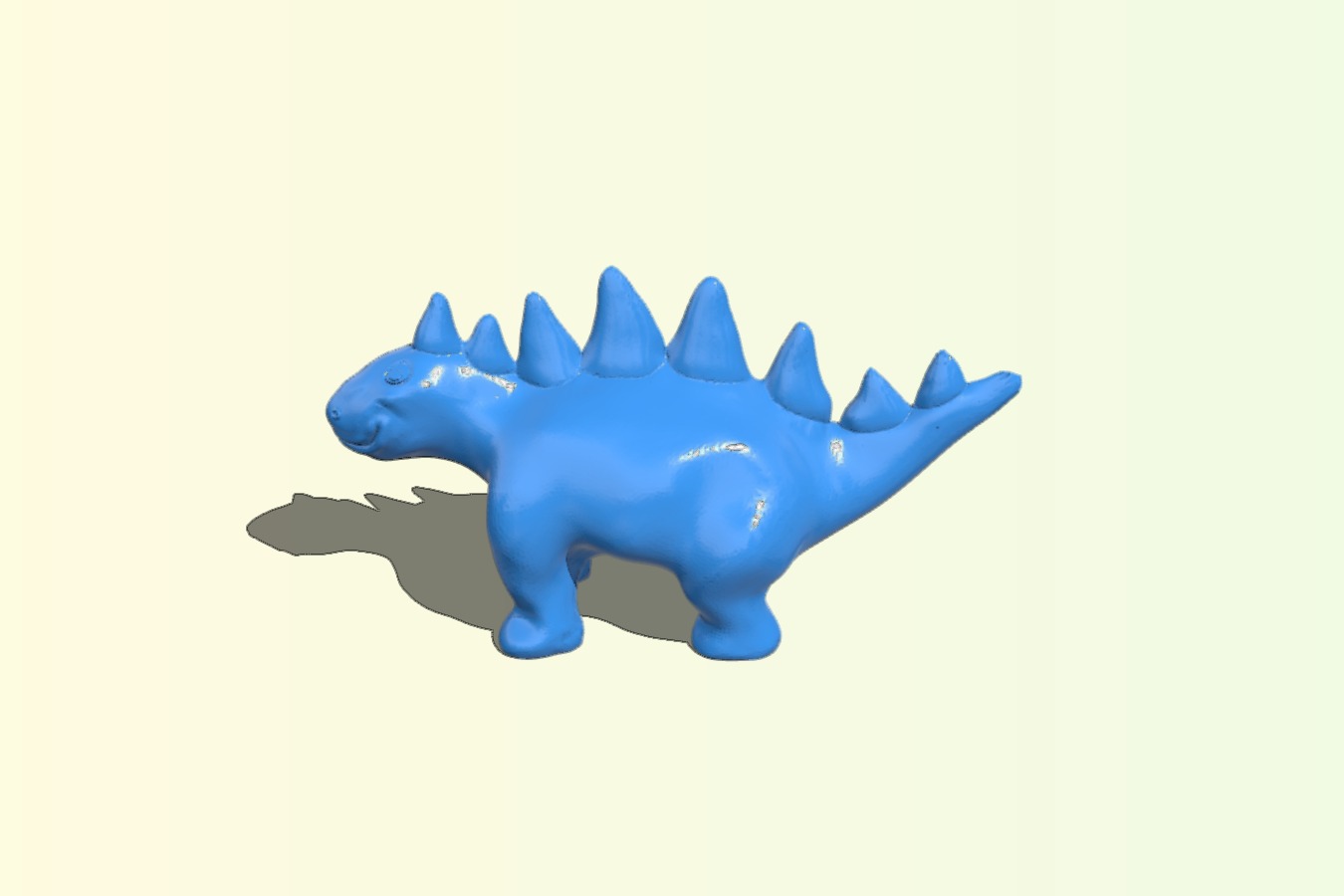 Smiling Stegosaurus