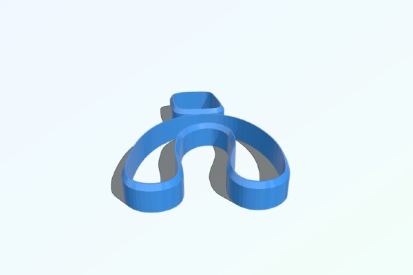 organic shape cutters for polymer clay jewelery earrings | 3d print model