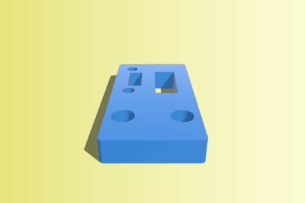 Ender 2 Y Stop (Knob) | 3d print model