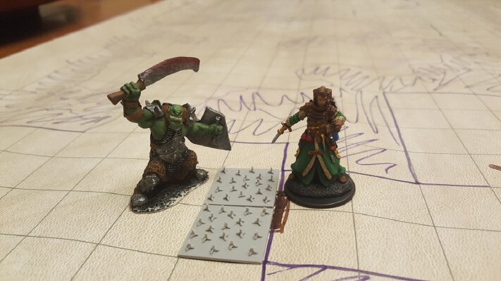 D&D caltrops square | 3d print model