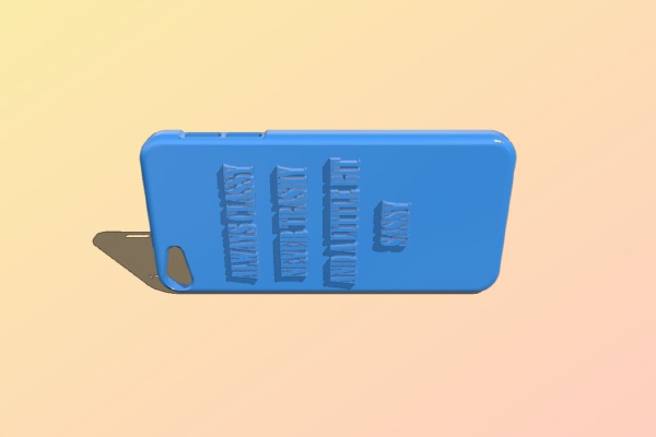 Quote Ipod Touch 5 Case | 3d print model