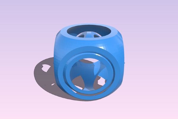 Simple gyrocube | 3d print model