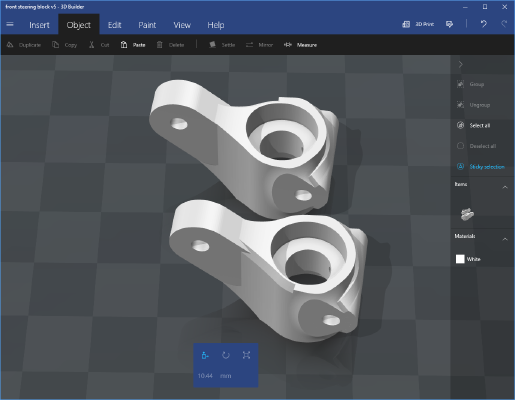 Traxxas Slash 2WD Modified 3736 Front Steering Blocks (L & R) | 3d print model