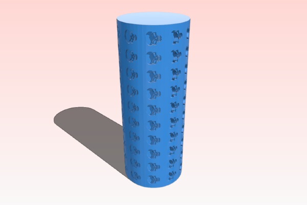 Skull Rolling Pin | 3d print model