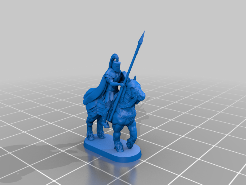 Human Knight - Commander on Horse