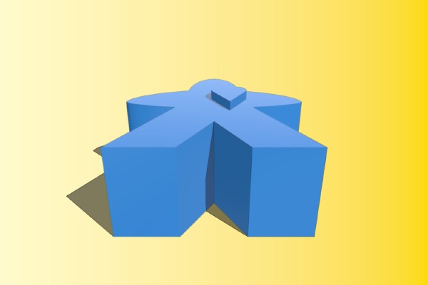 Meeple with Heart STL File | 3d print model