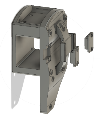 Folgertech FT-5_FT-6 SOLID direct drive extruder mount | 3d print model