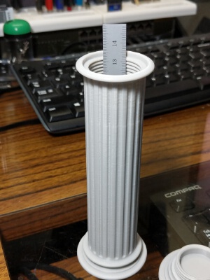 Doric Style Column Container | 3d print model