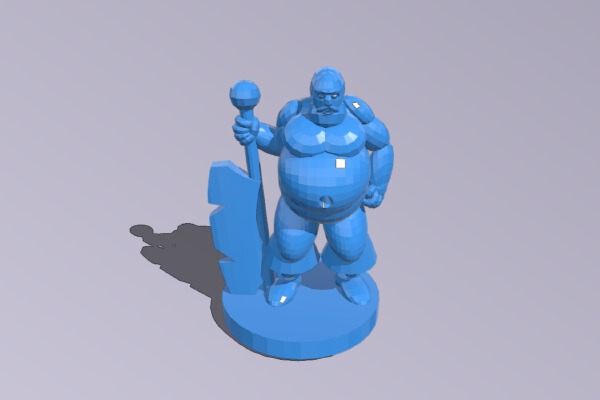 A Fat Bastard 28mm D&D Pathfinder | 3d print model