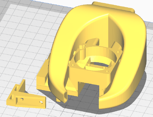 Ender 3 & 3 Pro Fang - BL Touch - All metal hot end | 3d print model
