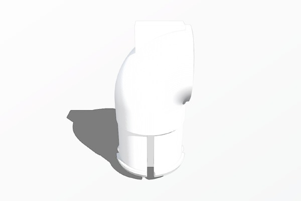 Intex 90° outlet adapter - improve your pool's water circulation | 3d print model