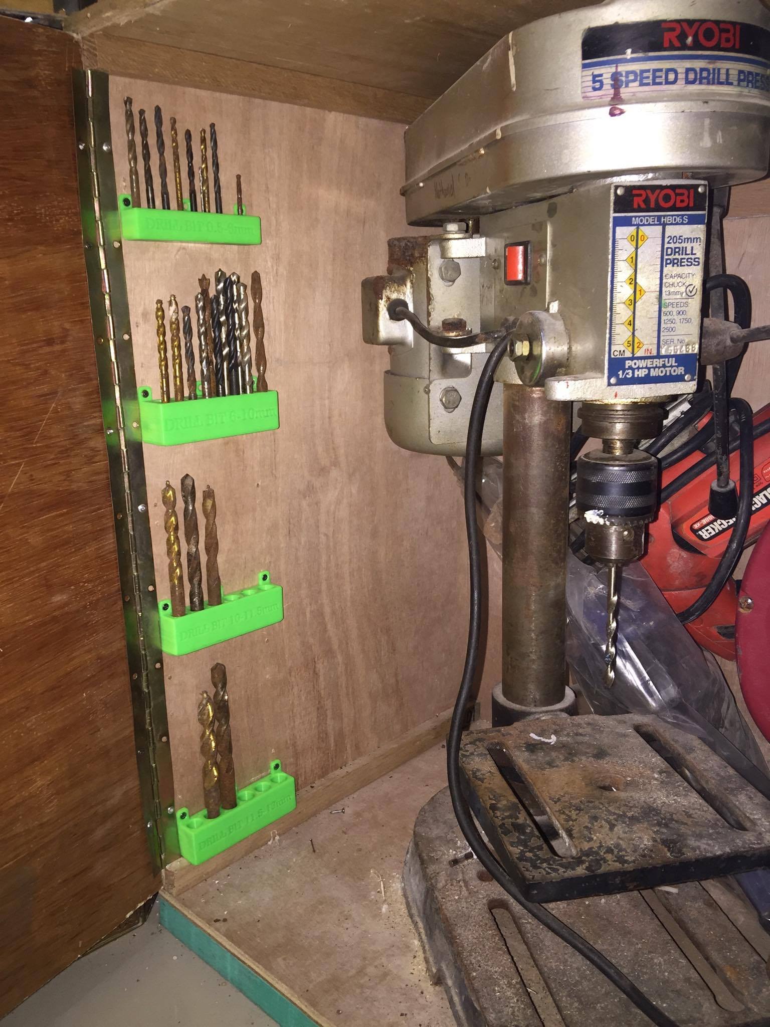 Drill bit organizer_holder 0.5-15mm