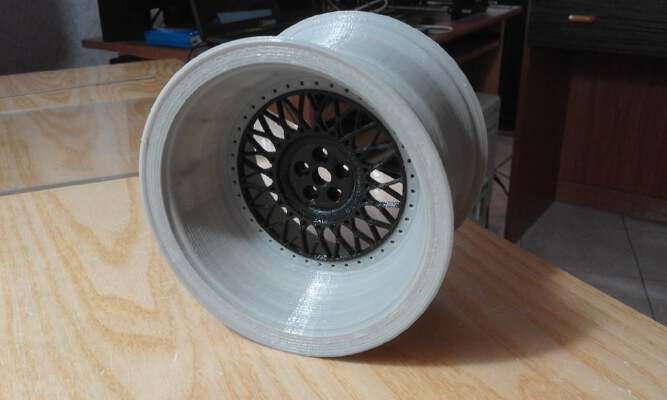 Staggered rim - German style wheel | 3d print model