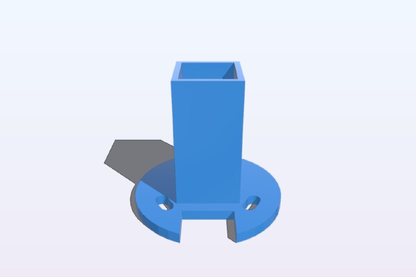 HURC 2410-09Y Stick Motor Mount | 3d print model