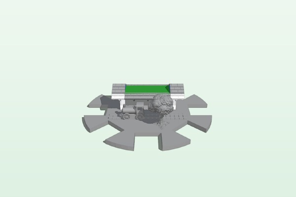 Mexican Train Hub | 3d print model