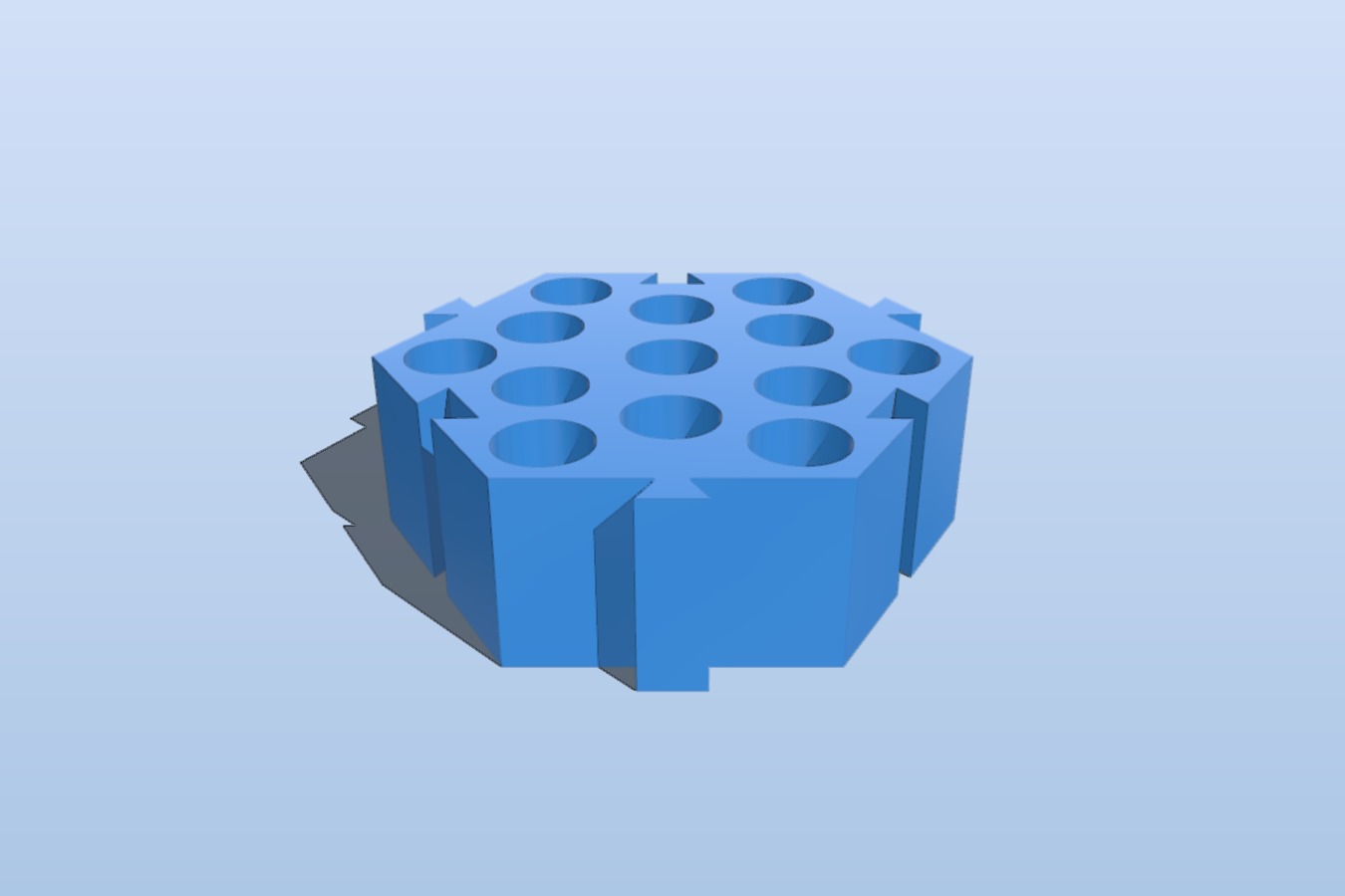 Interlocking Hexagon Cricut Pen Holders