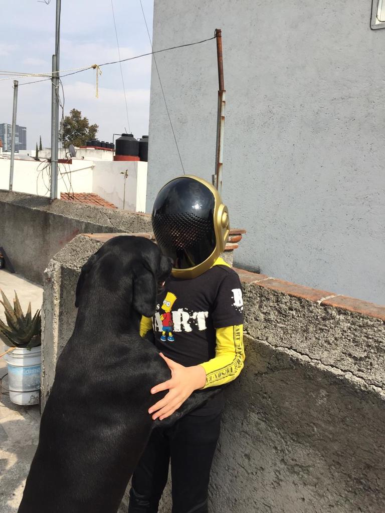 1 Piece wearable Daft Punk (Guy-Manuel) Helmet