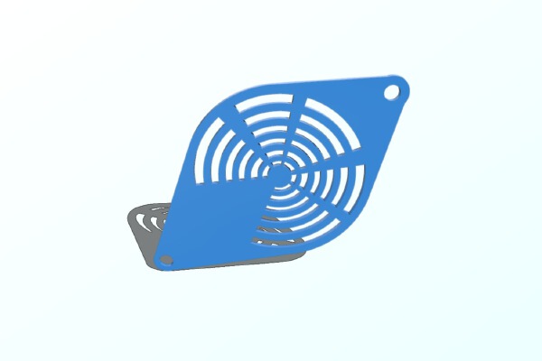 Anet_A8 Cooling Fan Cover | 3d print model