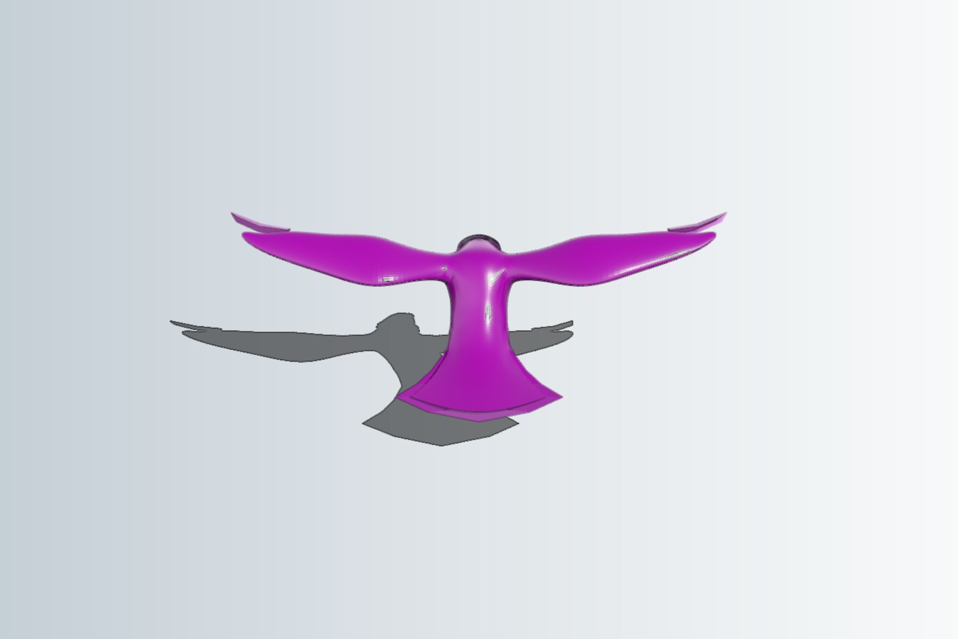 Bald Eagle low poly
