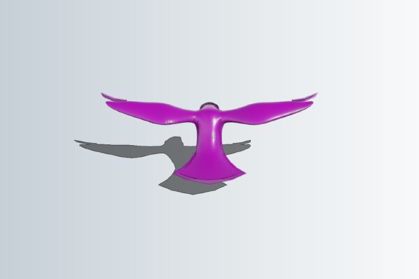 Bald Eagle low poly | 3d print model