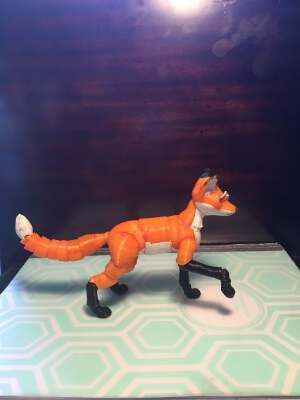 Jointed Red Fox | 3d print model