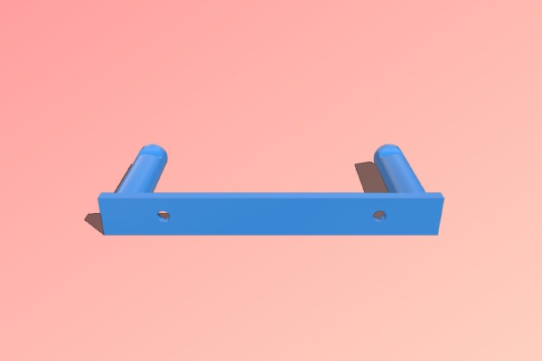 Long Claw Minimal Wall Mount | 3d print model