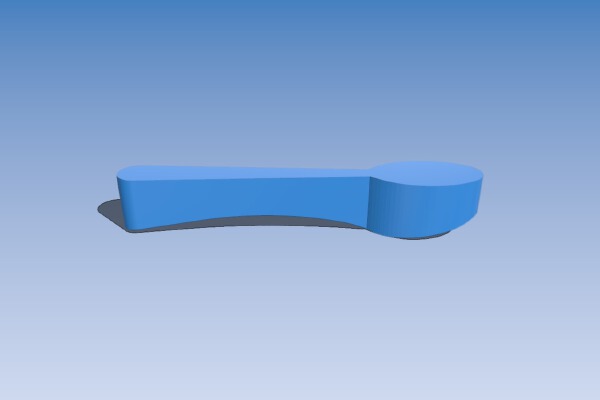 Tea Spoon For Molded Pulp | 3d print model