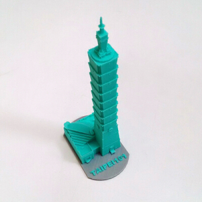 Taipei 101 with adjoining mall | 3d print model