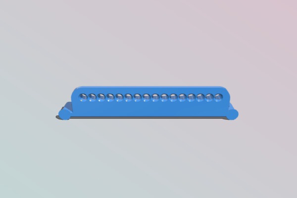 Wire management bracket for NI DAQ card modules | 3d print model