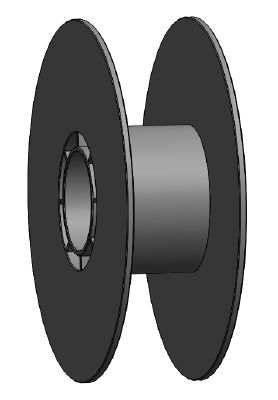 Hatchbox empty spool model for designers | 3d print model