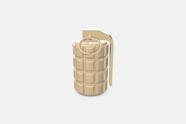 Warhammer Grenade | 3d print model