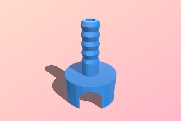 Vacuum bagging hose attachment | 3d print model
